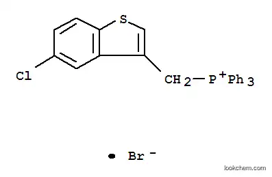 Molecular Structure of 175203-96-0 ([(5-CHLOROBENZO[B]THIOPHEN-3-YL)METHYL](TRIPHENYL)PHOSPHONIUM BROMIDE)