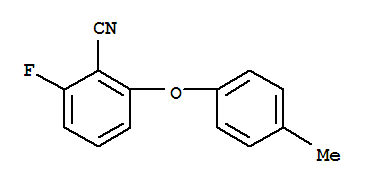 Molecular Structure of 175204-08-7 (Benzonitrile,2-fluoro-6-(4-methylphenoxy)-)