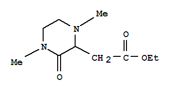 Ethyl 2-(1,4-dimethyl-3-oxo-2-piperazinyl)acetate , 97%