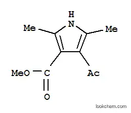 Molecular Structure of 175205-90-0 (METHYL 4-ACETYL-2,5-DIMETHYL-1H-PYRROLE-3-CARBOXYLATE)
