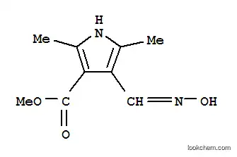 Molecular Structure of 175205-92-2 (METHYL 4-(HYDROXYIMINOMETHYL)-2,5-DIMETHYL-1H-PYRROLE-3-CARBOXYLATE)