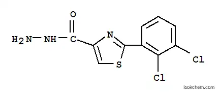 Molecular Structure of 175276-87-6 (2-(2,3-DICHLOROPHENYL)-1,3-THIAZOLE-4-CARBOHYDRAZIDE)