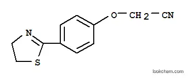 Molecular Structure of 175276-95-6 (2-[4-(4,5-DIHYDRO-1,3-THIAZOL-2-YL)PHENOXY]ACETONITRILE)