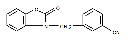 3-(2-OXO-2,3-DIHYDRO-1,3-BENZOXAZOL-3-YL)METHYLBENZONITRILE