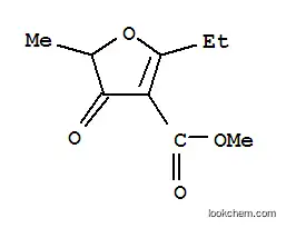 Molecular Structure of 175277-78-8 (METHYL 2-ETHYL-5-METHYL-4-OXO-4,5-DIHYDROFURAN-3-CARBOXYLATE)