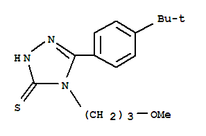 3-4-(TERT-BUTYL)PHENYL-4-(3-METHOXYPROPYL)-4,5-DIHYDRO-1H-1,2,4-TRIAZOLE-5-THIONE