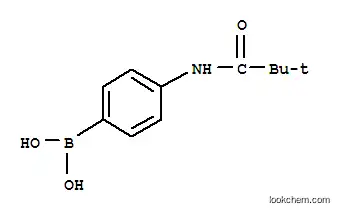 Molecular Structure of 182344-22-5 (4-PIVALAMIDOPHENYLBORONIC ACID)