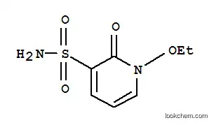 Molecular Structure of 182556-15-6 (3-Pyridinesulfonamide,1-ethoxy-1,2-dihydro-2-oxo-(9CI))