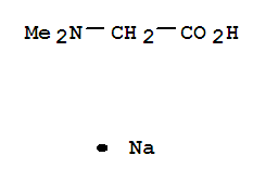Molecular Structure of 18319-88-5 (2-Dimethylaminoacetic acid)