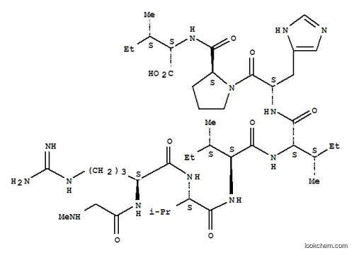 Molecular Structure of 185461-45-4 ((SAR1,ILE4,8)-ANGIOTENSIN II)