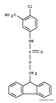 Molecular Structure of 186320-16-1 (N-FMOC-5-AMINO-2-CHLOROBENZOIC ACID)