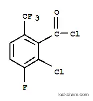 Molecular Structure of 186517-45-3 (3-CHLORO-2-FLUORO-6-(TRIFLUOROMETHYL)BENZOYL CHLORIDE)