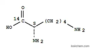 Molecular Structure of 18746-72-0 (L-LYSINE, [14C(U)]-)