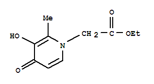 1(4H)-Pyridineacetic acid, 3-hydroxy-2-methyl-4-oxo-, ethyl ester (9CI)