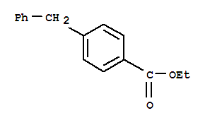 Molecular Structure of 18908-74-2 (Benzoic acid,4-(phenylmethyl)-, ethyl ester)