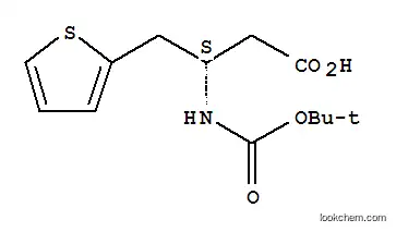 Molecular Structure of 190190-47-7 (BOC-(S)-3-AMINO-4-(2-THIENYL)-BUTYRIC ACID)