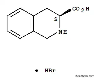 Molecular Structure of 190961-15-0 ((S)-1,2,3,4-Tetrahydro-3-isoquinolinecarboxylic acid hydrobromide)