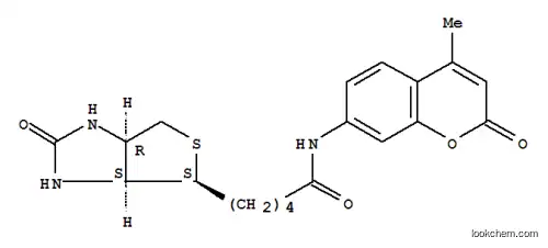 Molecular Structure of 191223-35-5 (N-D-Biotinyl-7-amino-4-methylcoumarin)