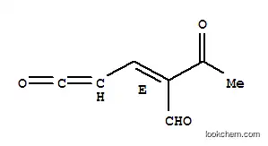 Molecular Structure of 194361-87-0 (2,4-Pentadienal, 2-acetyl-5-oxo-, (E)- (9CI))