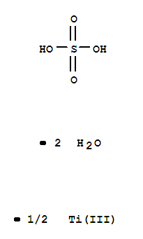 Sulfuric acid,titanium(3+) salt (2:1), tetrahydrate (8CI,9CI)(19495-80-8)