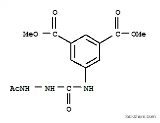 Molecular Structure of 196408-37-4 (1-ACETYL-4-[3,5-BIS(METHOXYCARBONYL)PHENYL]-SEMICARBAZIDE)