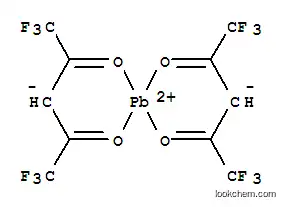 Molecular Structure of 19648-88-5 (LEAD (II) HEXAFLUOROACETYLACETONATE)
