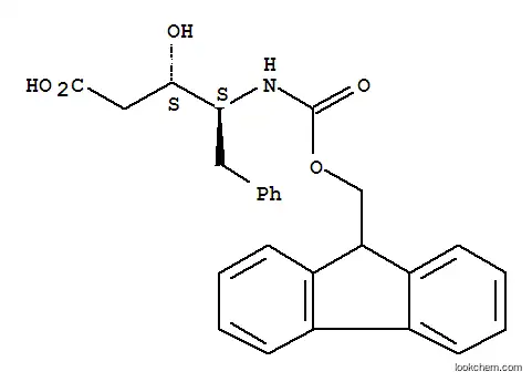 Molecular Structure of 198542-01-7 (FMOC-(3S,4S)-4-AMINO-3-HYDROXY-5-PHENYL PENTANOIC ACID)