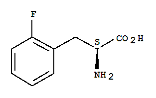 Molecular Structure of 19883-78-4 (L-Phenylalanine,2-fluoro-)