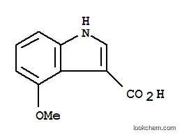 Molecular Structure of 203937-50-2 (4-METHOXYINDOLE-3-CARBOXYLIC ACID)
