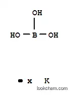 Molecular Structure of 20786-60-1 (orthoboric acid, potassium salt)
