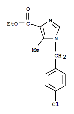 1H-Imidazole-4-carboxylicacid, 1-[(4-chlorophenyl)methyl]-5-methyl-, ethyl ester