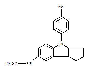 7-(2,2-Diphenylethenyl)-1,2,3,3a,4,8b-hexahydro-4-(4-methylphenyl)cyclopent[b]indole