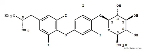 Molecular Structure of 21462-56-6 (thyroxine glucuronide)
