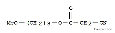 Molecular Structure of 215045-44-6 (3-Methoxy-1-Propylcyanoacetate)