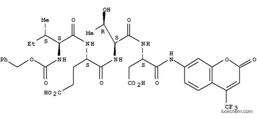 Molecular Structure of 219138-02-0 (Z-IETD-AFC)