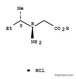 Molecular Structure of 219310-10-8 (L-beta-Homoisoleucine hydrochloride)
