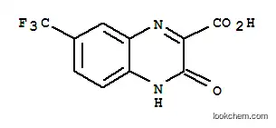 Molecular Structure of 219485-21-9 (3-OXO-7-(TRIFLUOROMETHYL)-3,4-DIHYDROQUINOXALINE-2-CARBOXYLIC ACID)