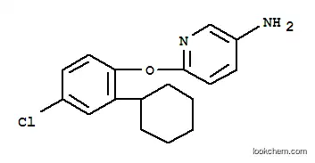 Molecular Structure of 219866-01-0 (6-(4-chloro-2-cyclohexylphenoxy)pyridin-3-amine)