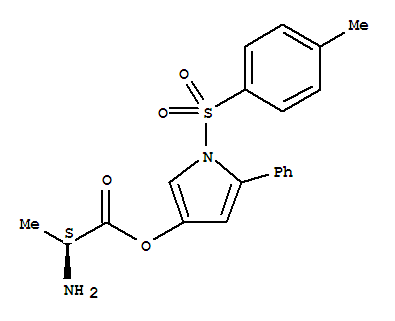 L-Alanine,1-[(4-methylphenyl)sulfonyl]-5-phenyl-1H-pyrrol-3-yl ester(221446-55-5)