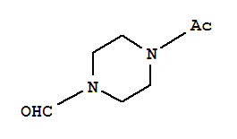 1-Piperazinecarboxaldehyde,4-acetyl-