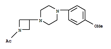 N-Acetyl-3-(4-(p-methoxyphenyl)piperazinyl)azetidine