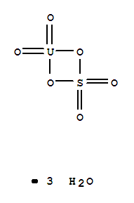 Uranium,dioxo[sulfato(2-)-O,O']-, trihydrate, (T-4)- (9CI)