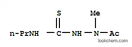 Acetic  acid,  1-methyl-2-[(propylamino)thioxomethyl]hydrazide