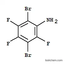 Molecular Structure of 232267-32-2 (2,5-DIBROMO-3,4,6-TRIFLUOROANILINE)