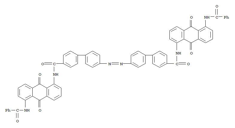 Vat Yellow 10;4',4'''-Azobis[N-[5-(benzoylamino)-9,10-dihydro-9,10-dioxo-1-anthryl][1,1'-biphenyl-4-carboxamide]
