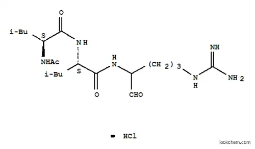 Molecular Structure of 24125-16-4 (LEUPEPTIN HYDROCHLORIDE)