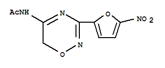 Acetamide,N-[3-(5-nitro-2-furanyl)-6H-1,2,4-oxadiazin-5-yl]-
