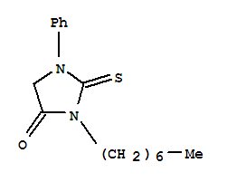 4-Imidazolidinone,3-heptyl-1-phenyl-2-thioxo-