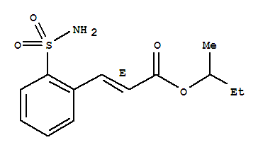 24325-38-0,1-methylpropyl (2E)-3-(2-sulfamoylphenyl)prop-2-enoate,