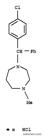 Molecular Structure of 24342-55-0 (Homochlorocyclizine hydrochloride)